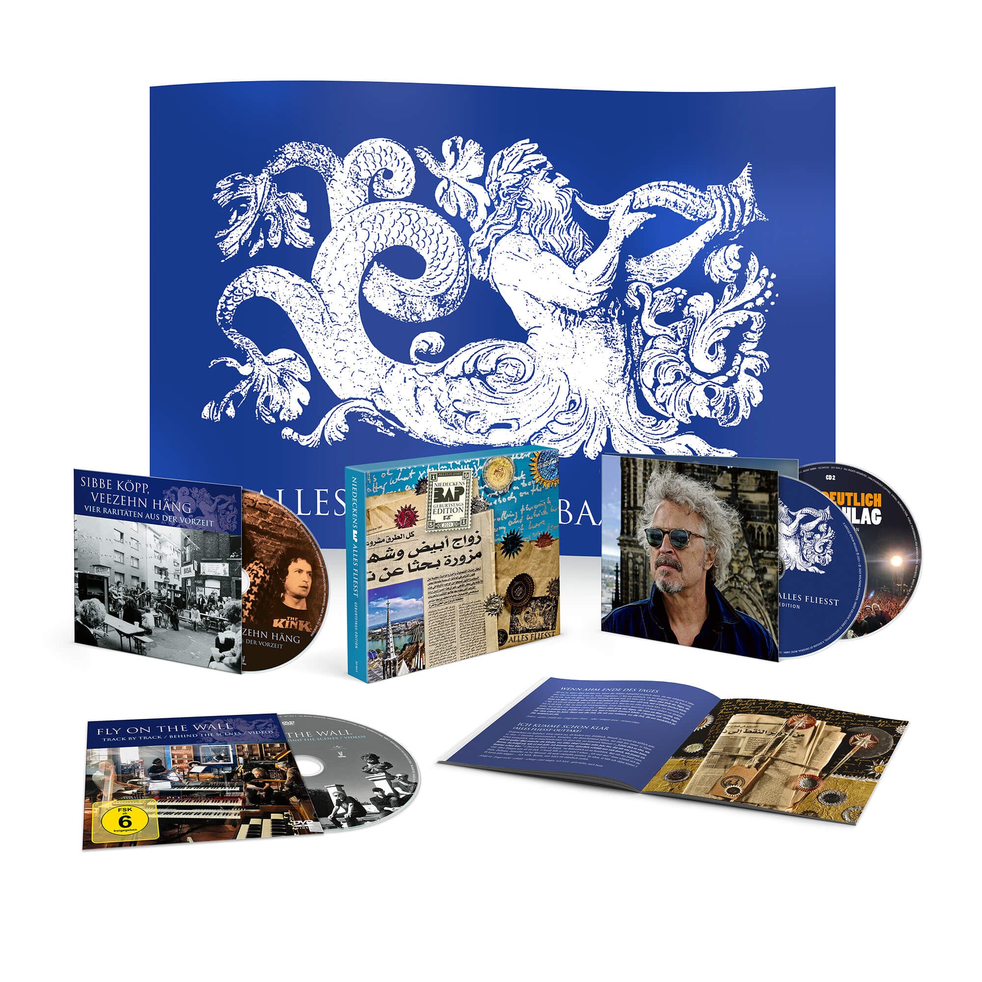 Niedeckens BAP Alles Fliesst - Geburtstagsedition (Ltd. Deluxe + Flagge) Deluxe Edition + Flagge 145644